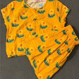 Tiny Cottons gauze skirt and top set